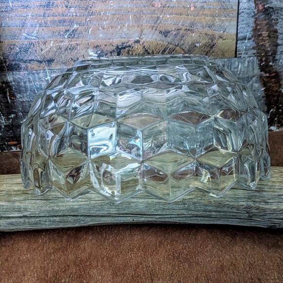 Vintage 50's Fostoria American Pattern Crystal Bowl - Picture 6 of 9